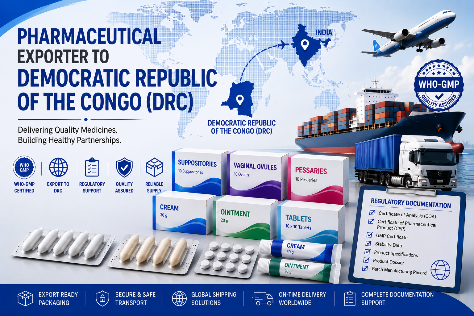 Pharmaceutical Exporter to Democratic Republic of the Congo